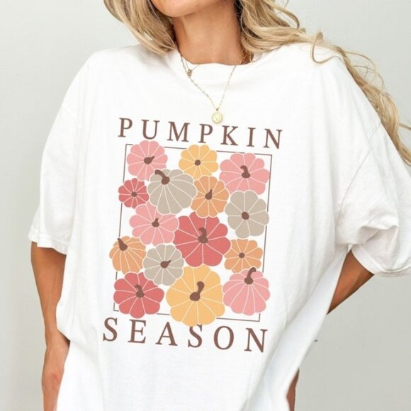 Unbranded Other - Halloween Pumpkin Season Boho T-Shirt, Retro Goth Grunge T Shirt